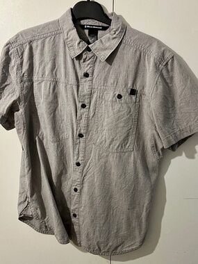 Black Diamond Grey Short Sleeve Shirt Medium